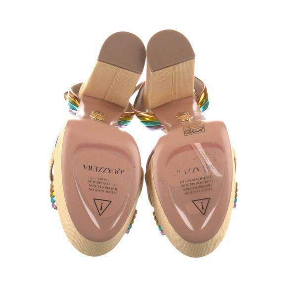 ❤️Aquazzura Leather Striped Slingback Pumps❤️ - Picture 5 of 5